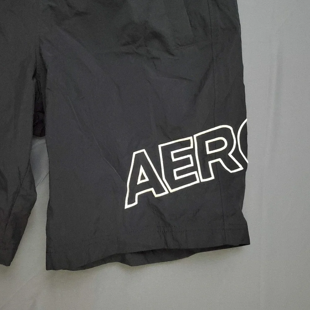 Aeropostale Mens Black Nylon‎ Graphic Board Shorts Swim Trunks Small NWT